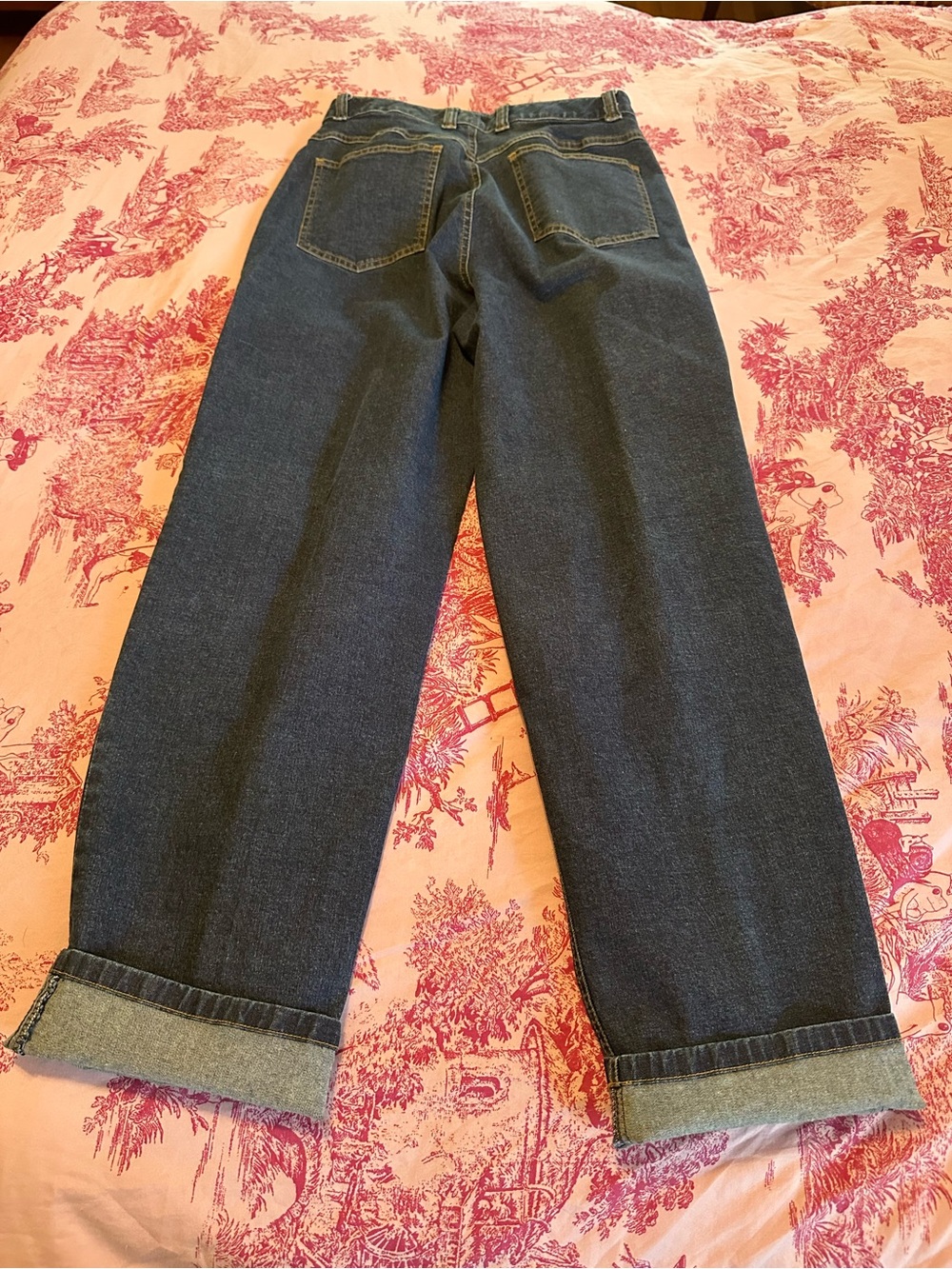 Talbots Straight Leg Women's size 10 Dark Wash Blue Denim jeans - Picture 3 of 8